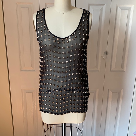 Galliano Studded Top - Picture 1 of 10